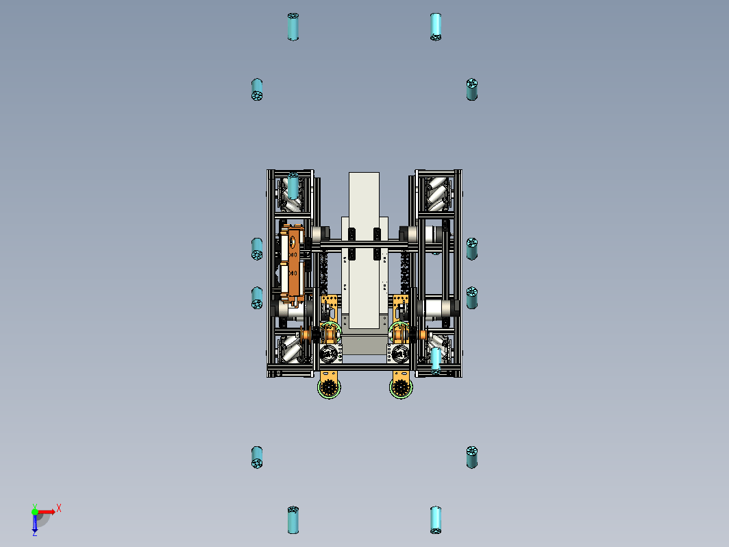 waterfall麦克纳姆轮小车