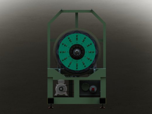 软管用纱线螺旋机结构缩略图