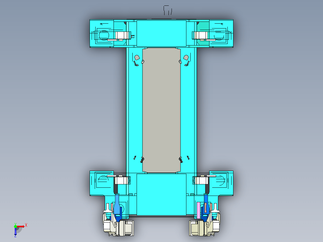 框架夹具模型