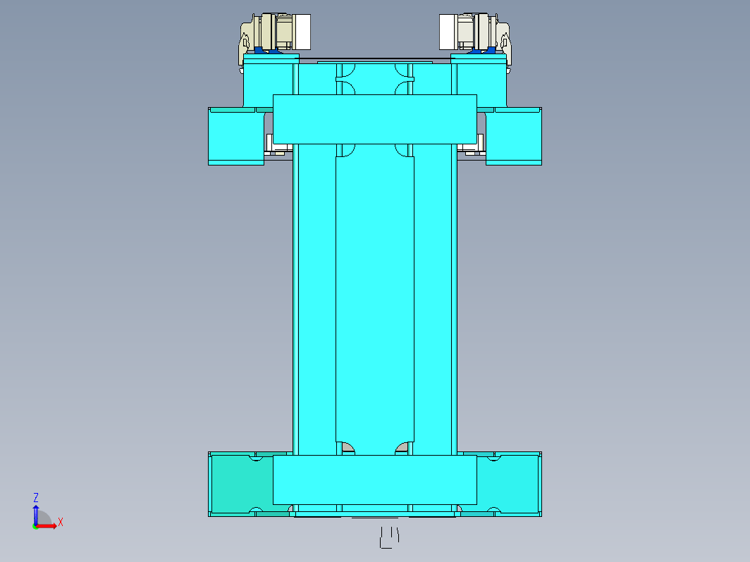 框架夹具模型