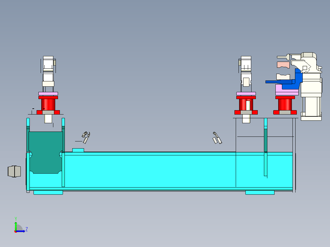 框架夹具模型