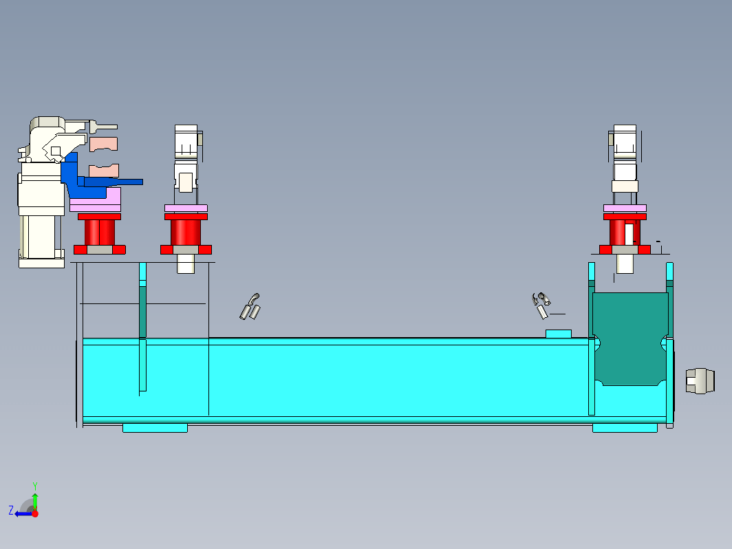 框架夹具模型