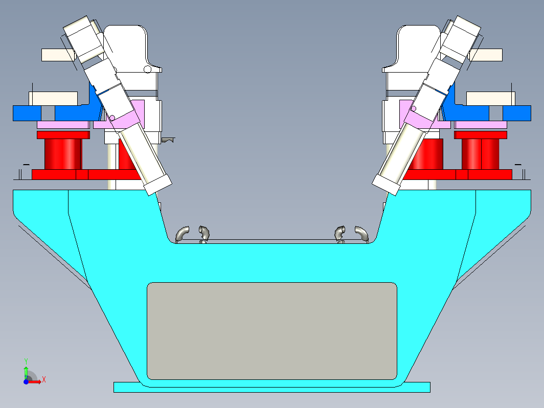 框架夹具模型