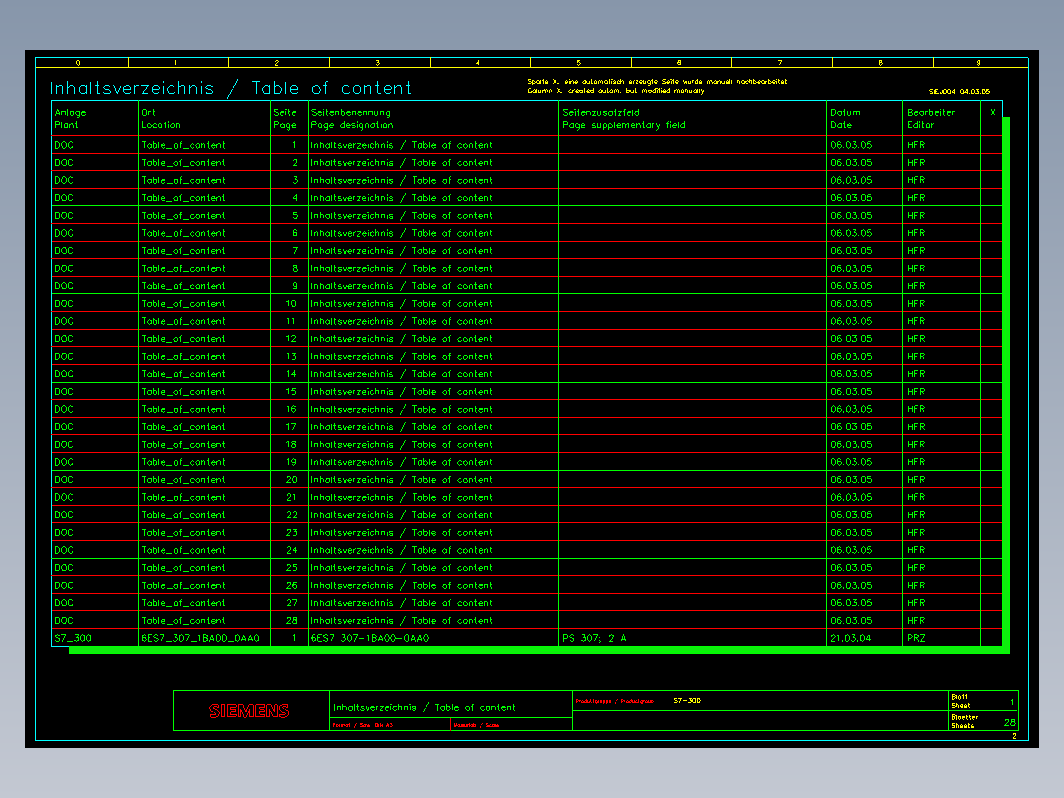 西门子PLC S7-300的内部结构图纸