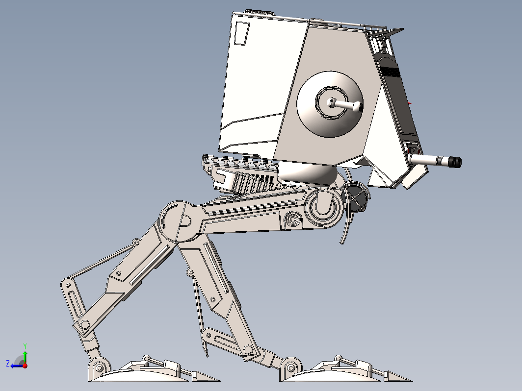 AT-ST银河帝国装甲兵器