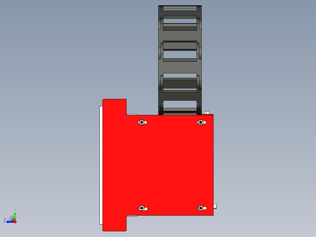 CNC X600S机床链条驱动机构