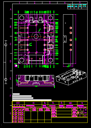 学习平板电脑后散热盖注塑模具设计（CAD+说明书）缩略图