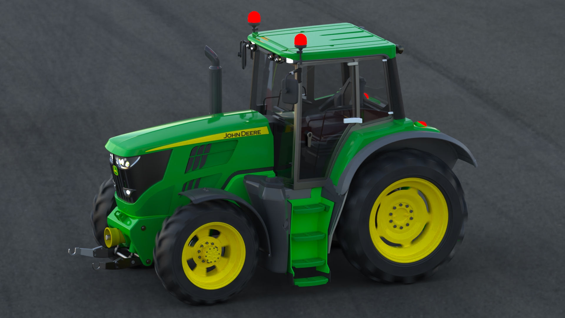 拖拉机 Tractor John Deere 6195