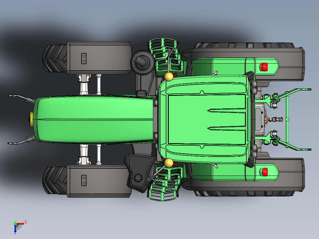 拖拉机 Tractor John Deere 6195