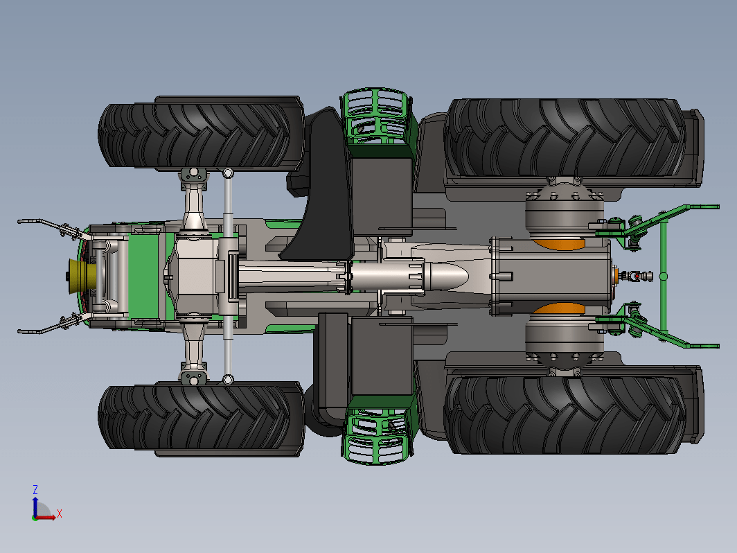 拖拉机 Tractor John Deere 6195