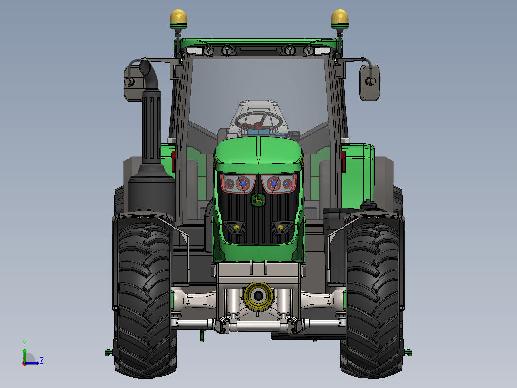 拖拉机 Tractor John Deere 6195