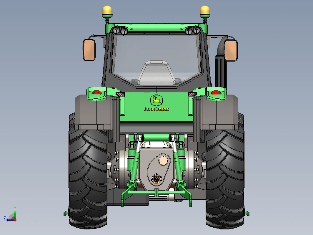 拖拉机 Tractor John Deere 6195