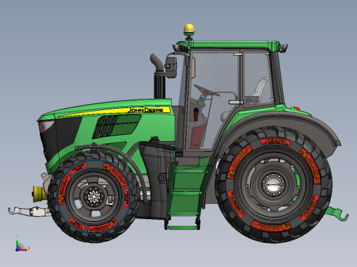 拖拉机 Tractor John Deere 6195缩略图