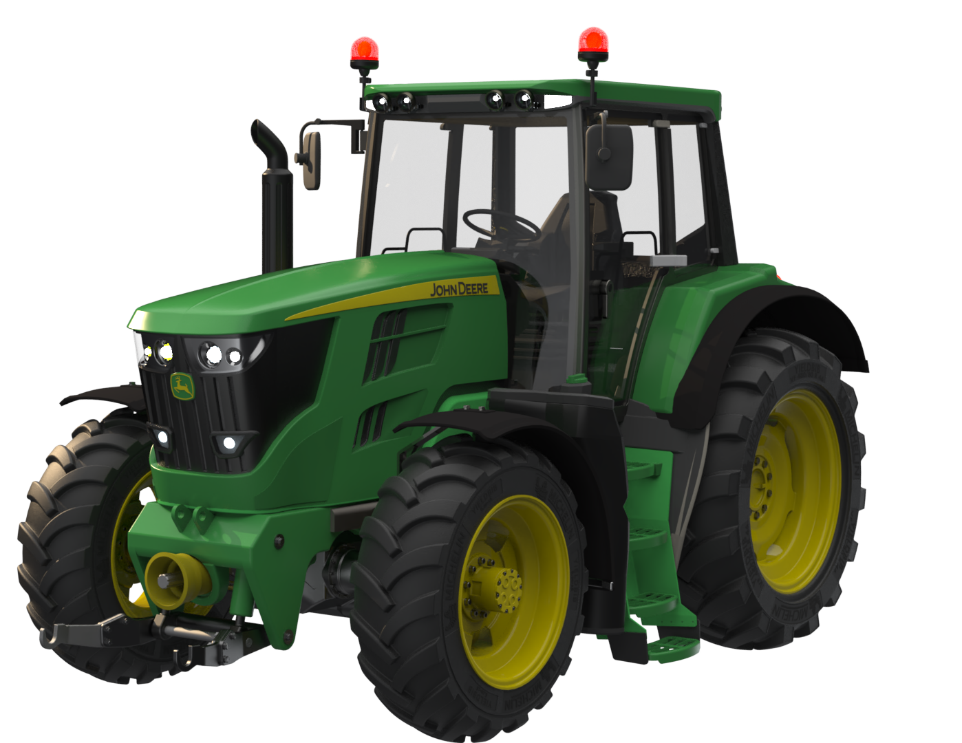 拖拉机 Tractor John Deere 6195