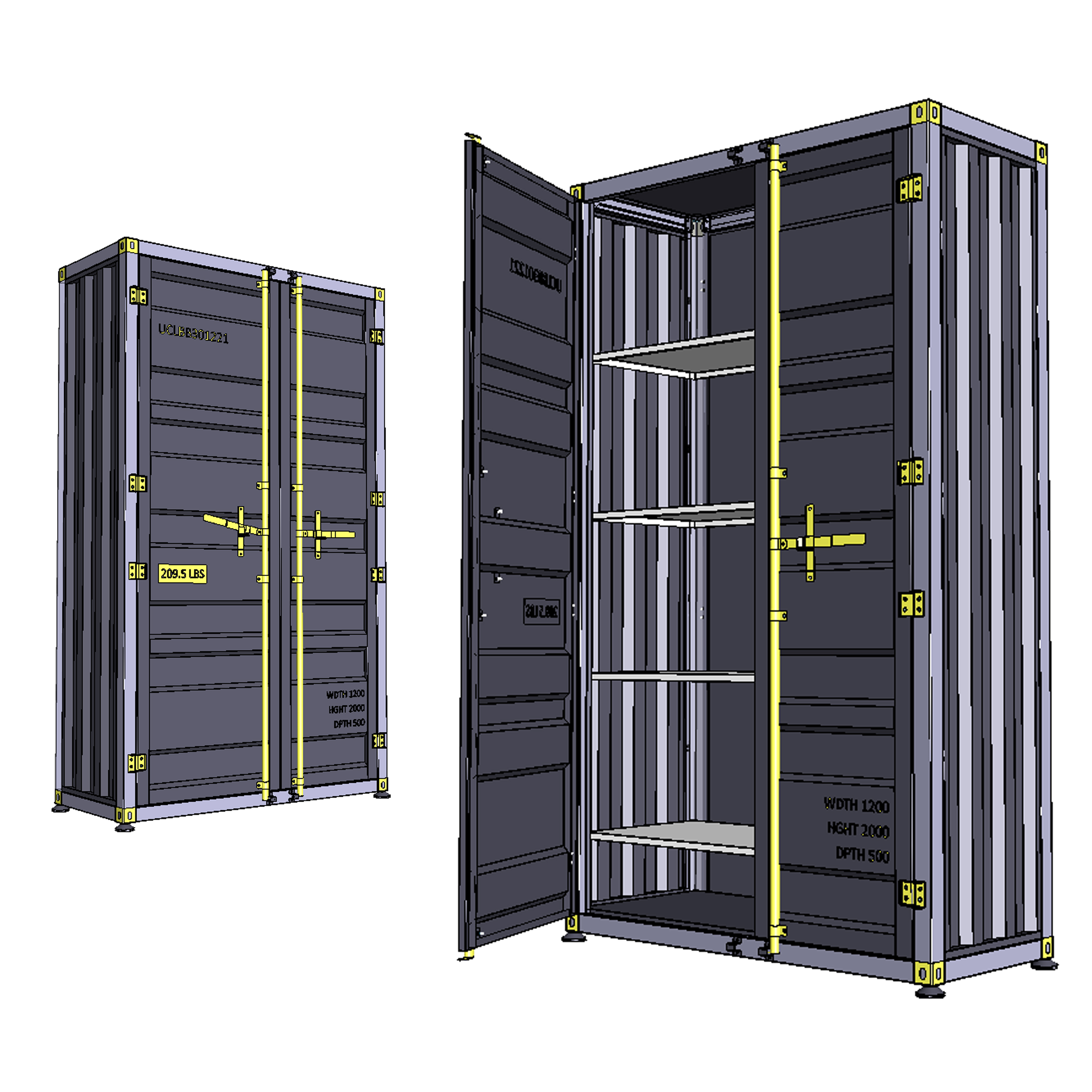 集装箱衣柜 Container Wardrobe