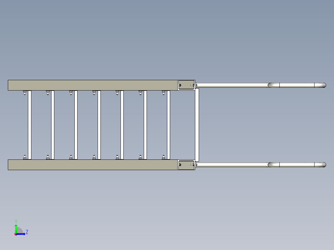 1.6m钢结构小阶梯