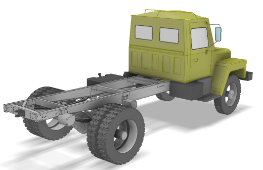F0102-GAZ 33086卡车模型图缩略图