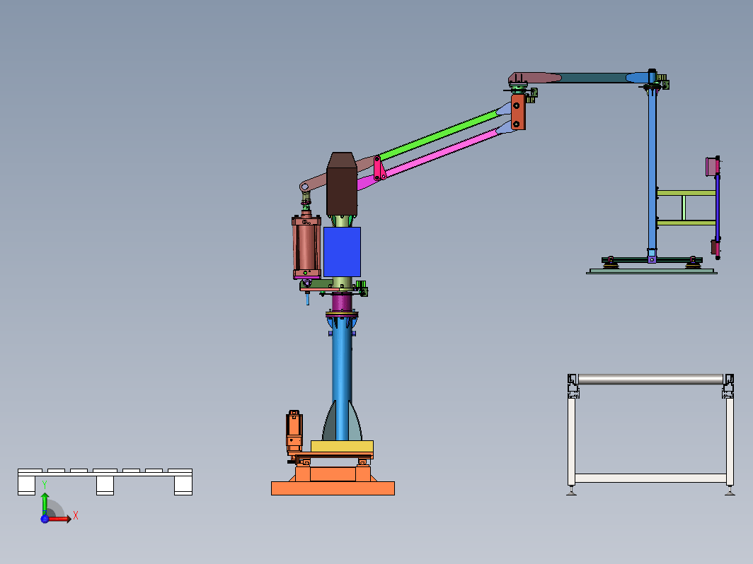 助力式搬运机械手作业