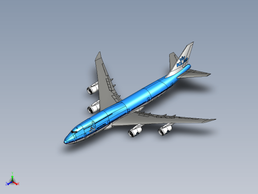 波音Boeing-747 8-klm飞机缩略图