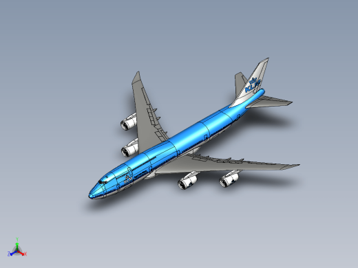 波音Boeing-747 8-klm飞机缩略图