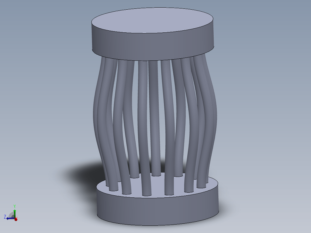 SolidWorks 动画中负载下的钢筋变形