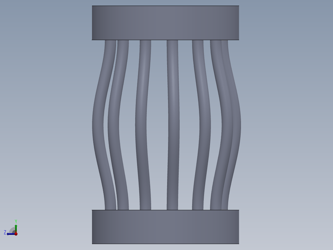 SolidWorks 动画中负载下的钢筋变形