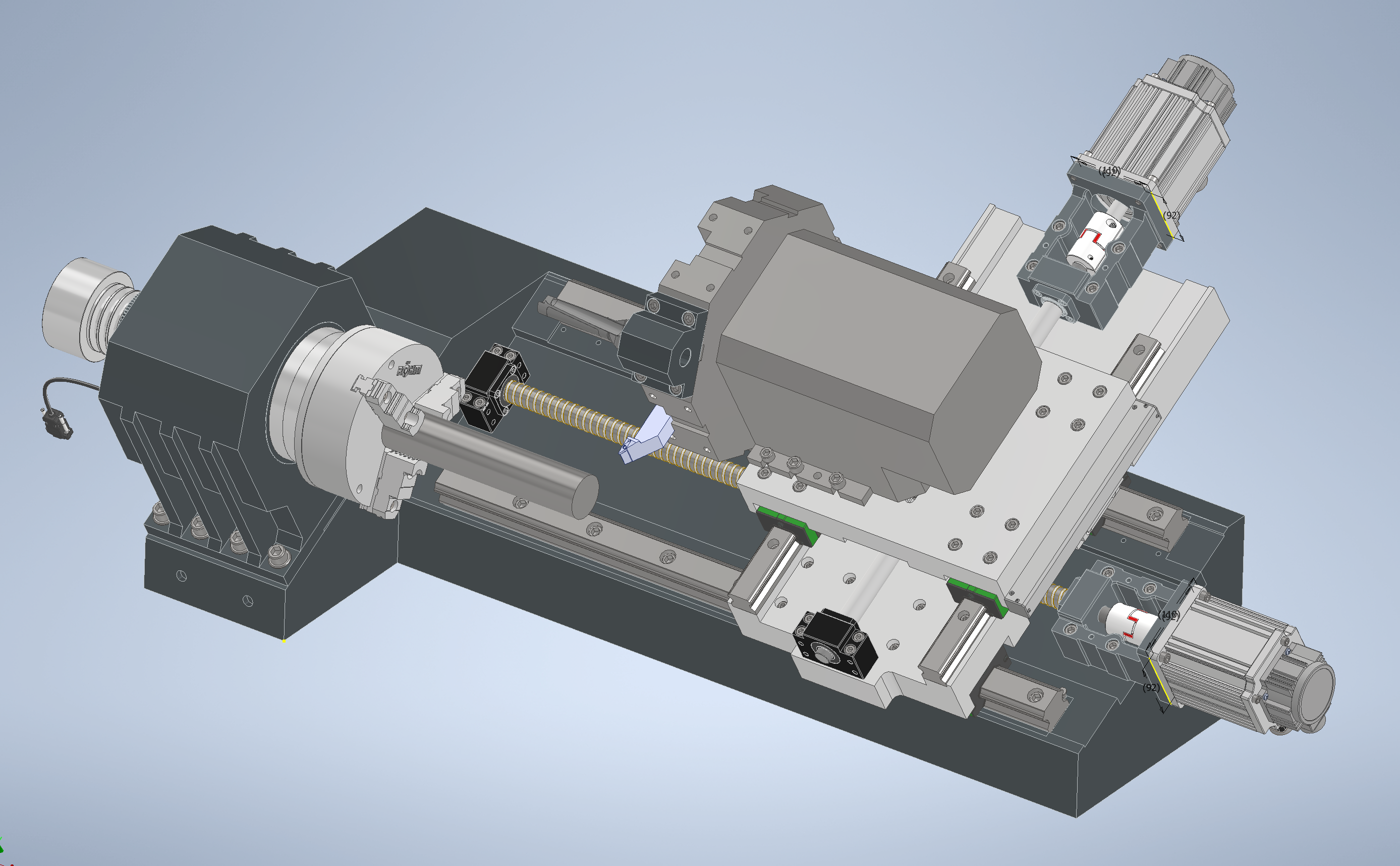 车床结构 CNC Lathe v1