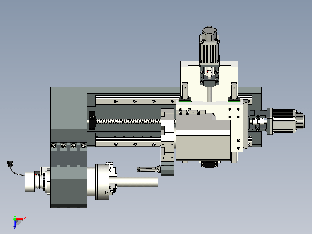 车床结构 CNC Lathe v1