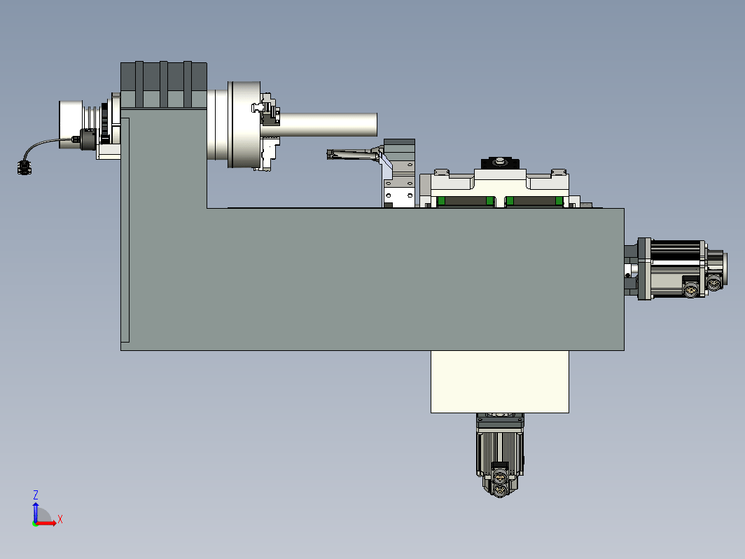 车床结构 CNC Lathe v1