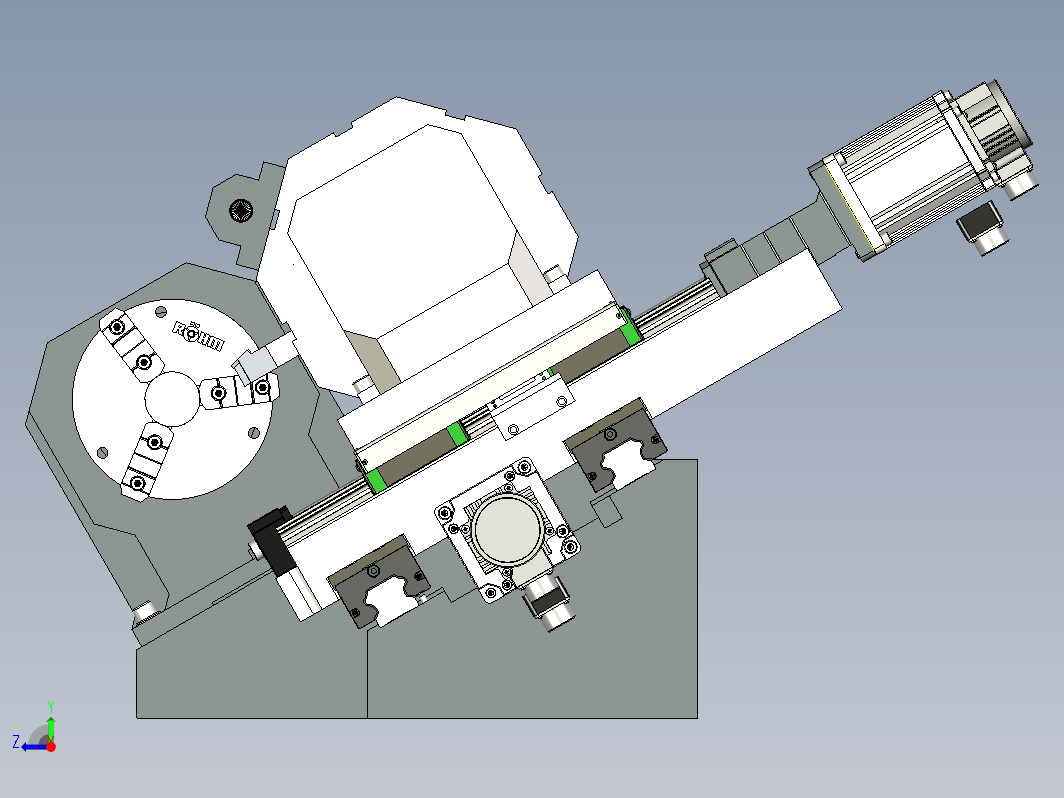 车床结构 CNC Lathe v1