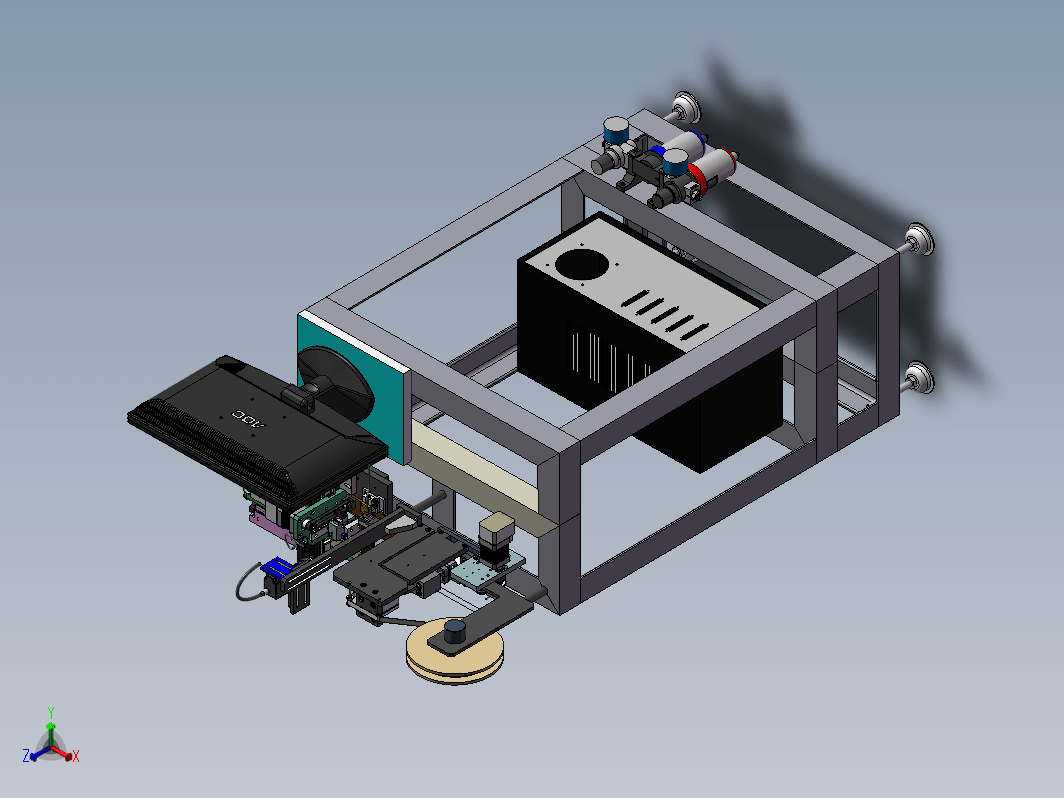 SMT三极管包装机（SMD编带包装机） 3D模型（SolidWorks设计，提供step(stp)_Sldprt_Sldasm文件）