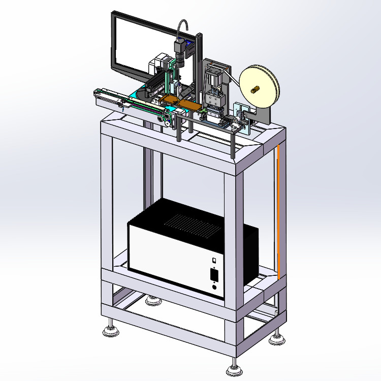 SMT三极管包装机（SMD编带包装机） 3D模型（SolidWorks设计，提供step(stp)_Sldprt_Sldasm文件）