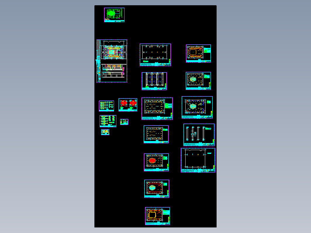 多孔冲压件模具