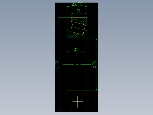 圆锥滚子轴承(GB297-84) 30214