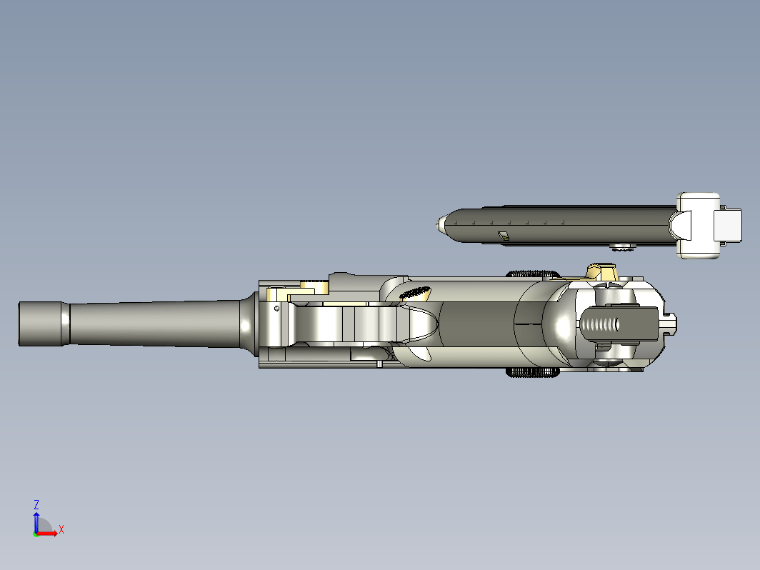 玩具卢格P08模型