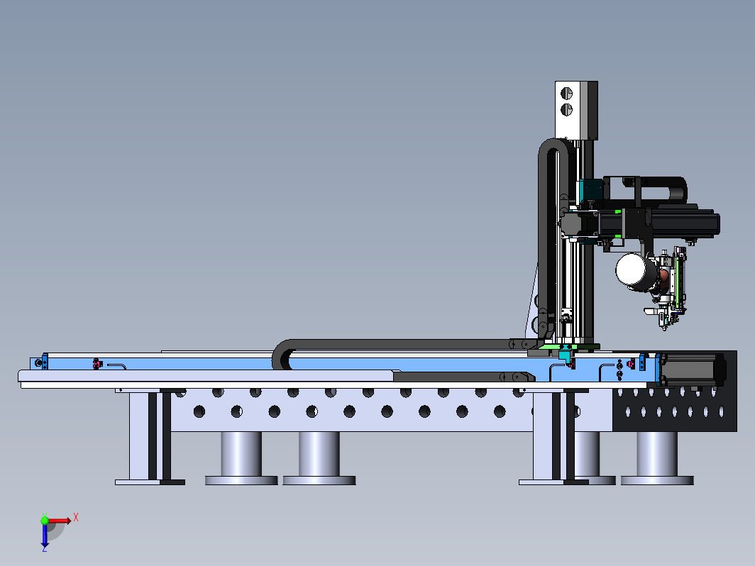 三轴移动铆钉枪作业机构