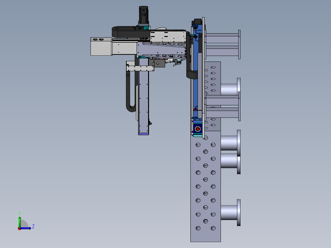 三轴移动铆钉枪作业机构