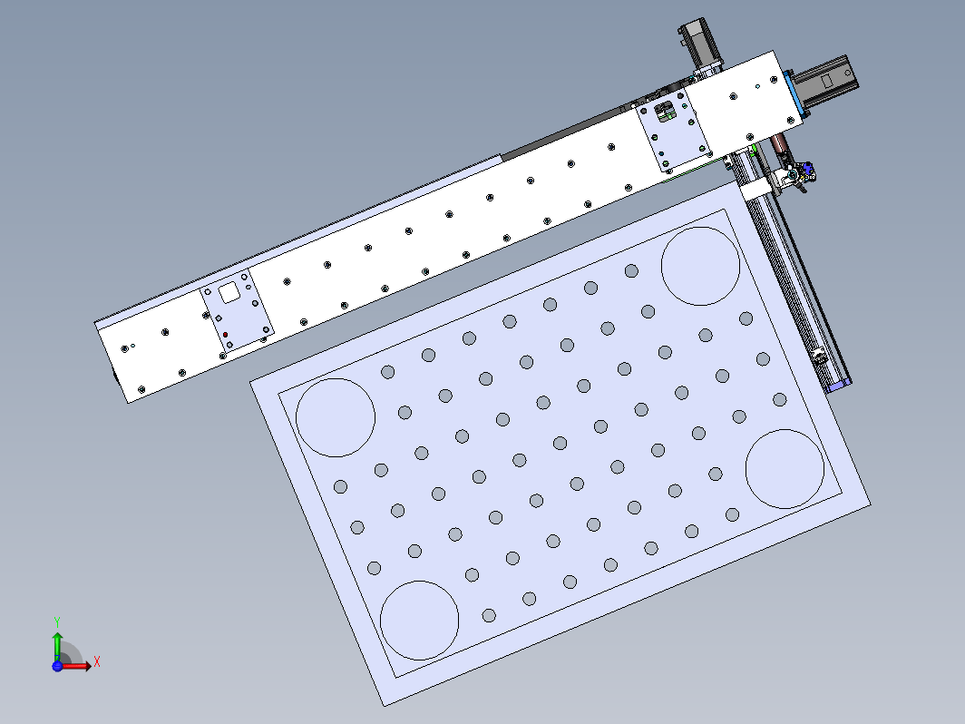 三轴移动铆钉枪作业机构