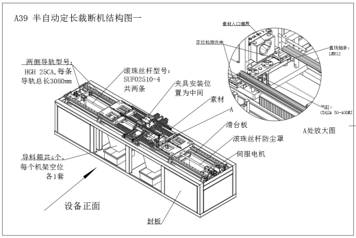车门密封条内水切定长裁断机缩略图