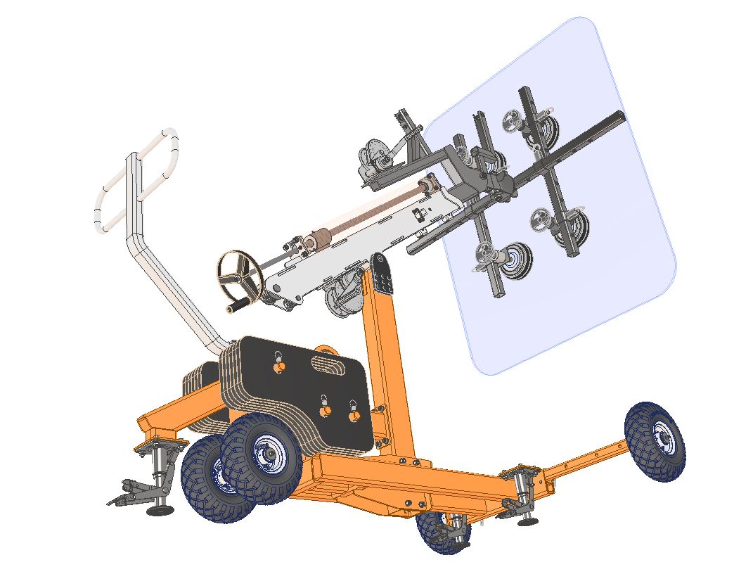 车窗安装机玻璃搬运机 Window mounting device