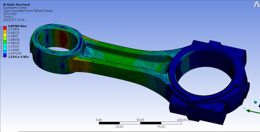 连杆的设计和有限元分析 （3D+CAD+说明书）