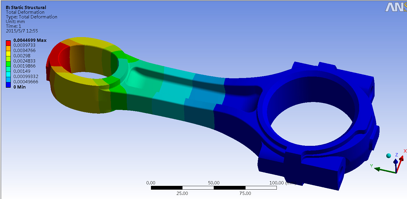 连杆的设计和有限元分析 （3D+CAD+说明书）