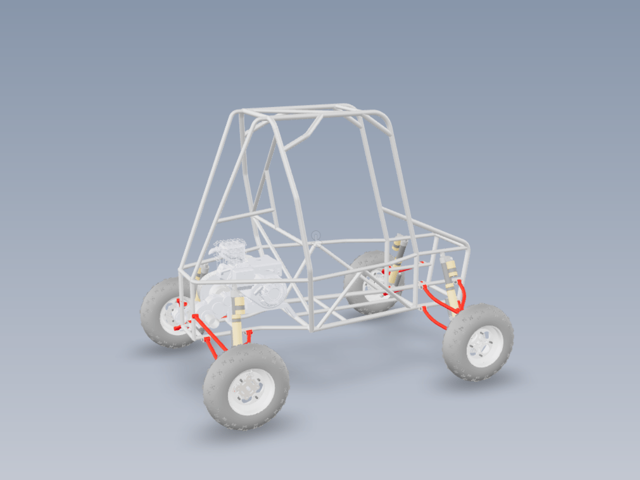 全地形钢管车结构 SAE BAJA 2019