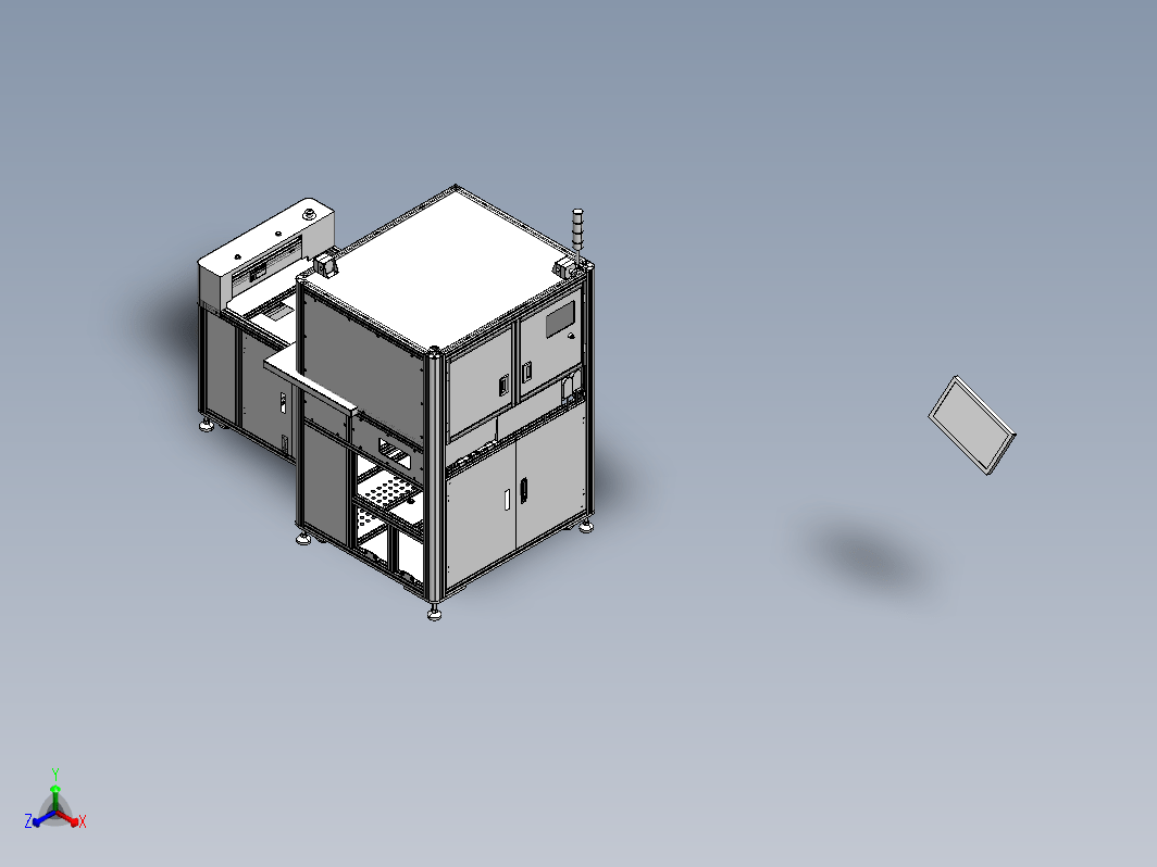 铝型材机架钣金造型-12