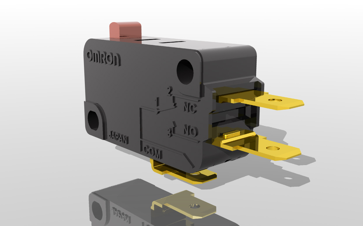 行程开关3D模型