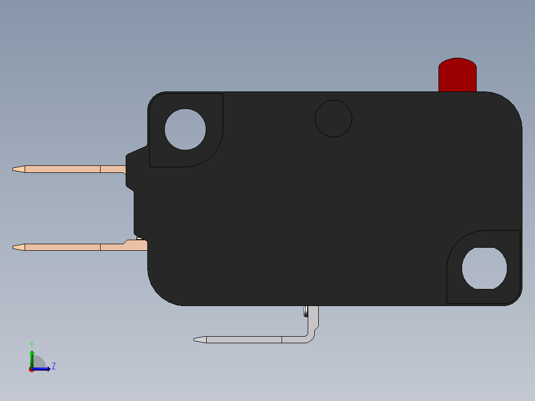 行程开关3D模型