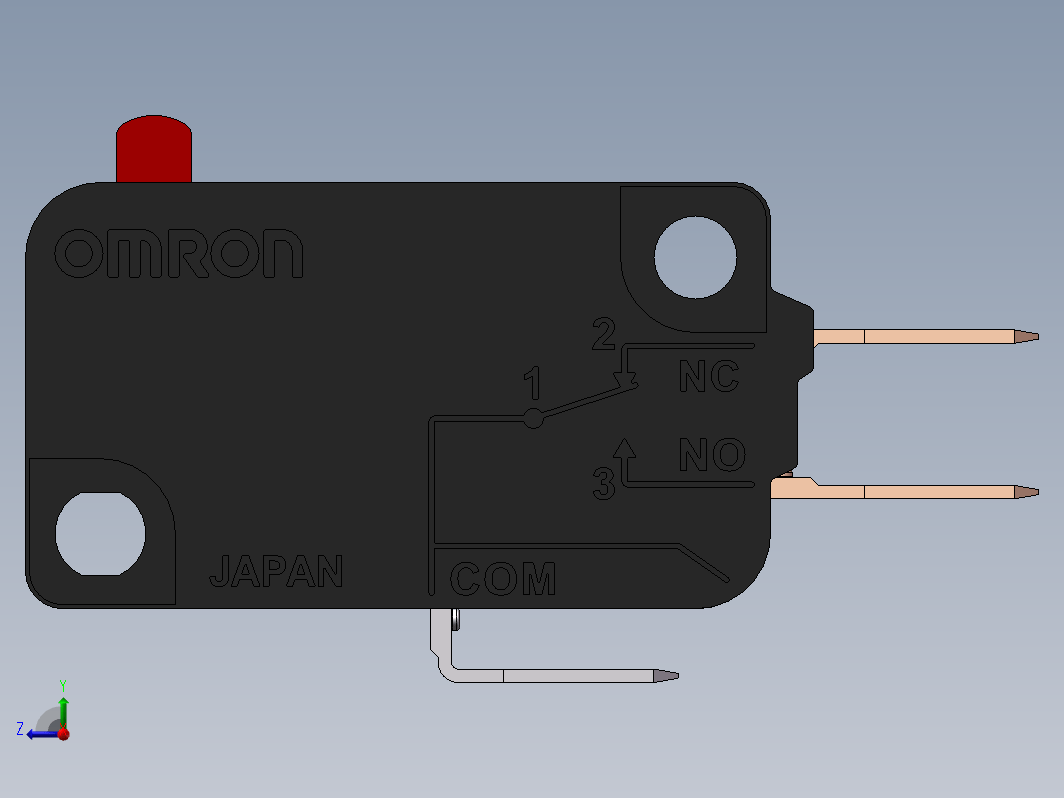 行程开关3D模型