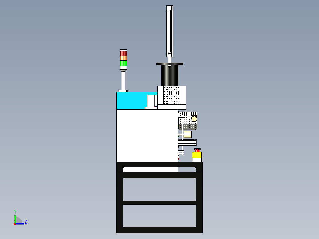 擦胶机Cementing Machine三维建模图纸 STP格式