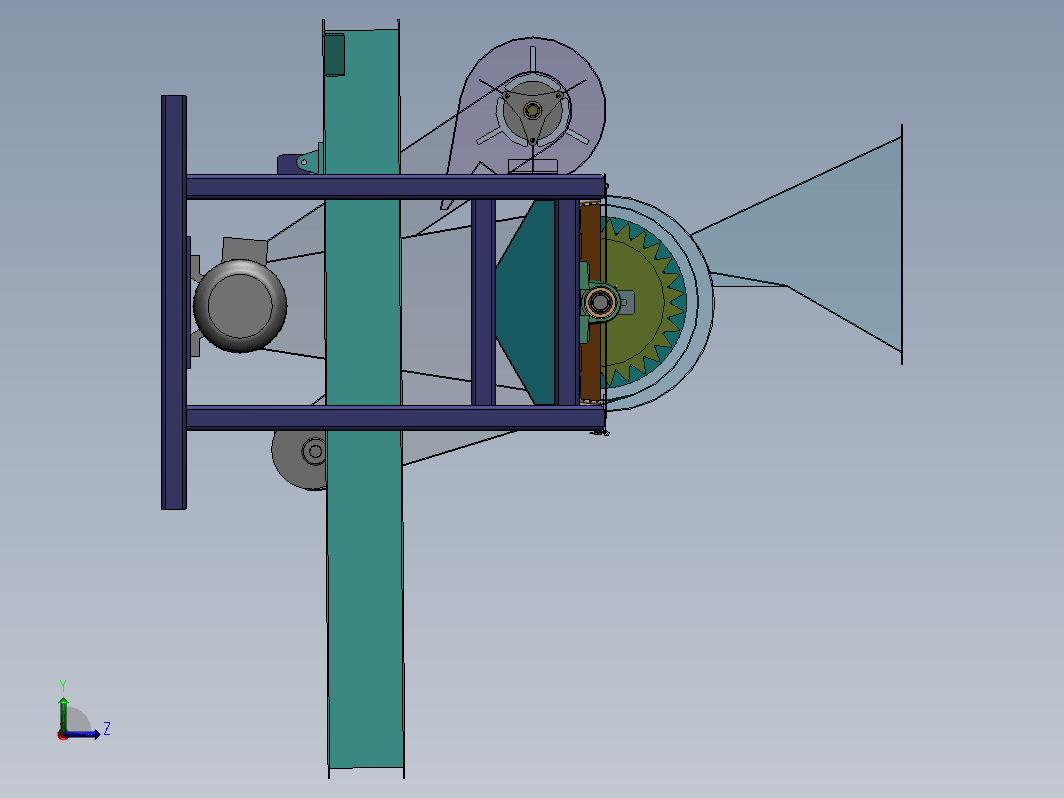 花生脱壳机的设计三维SW2012带参+CAD+说明书