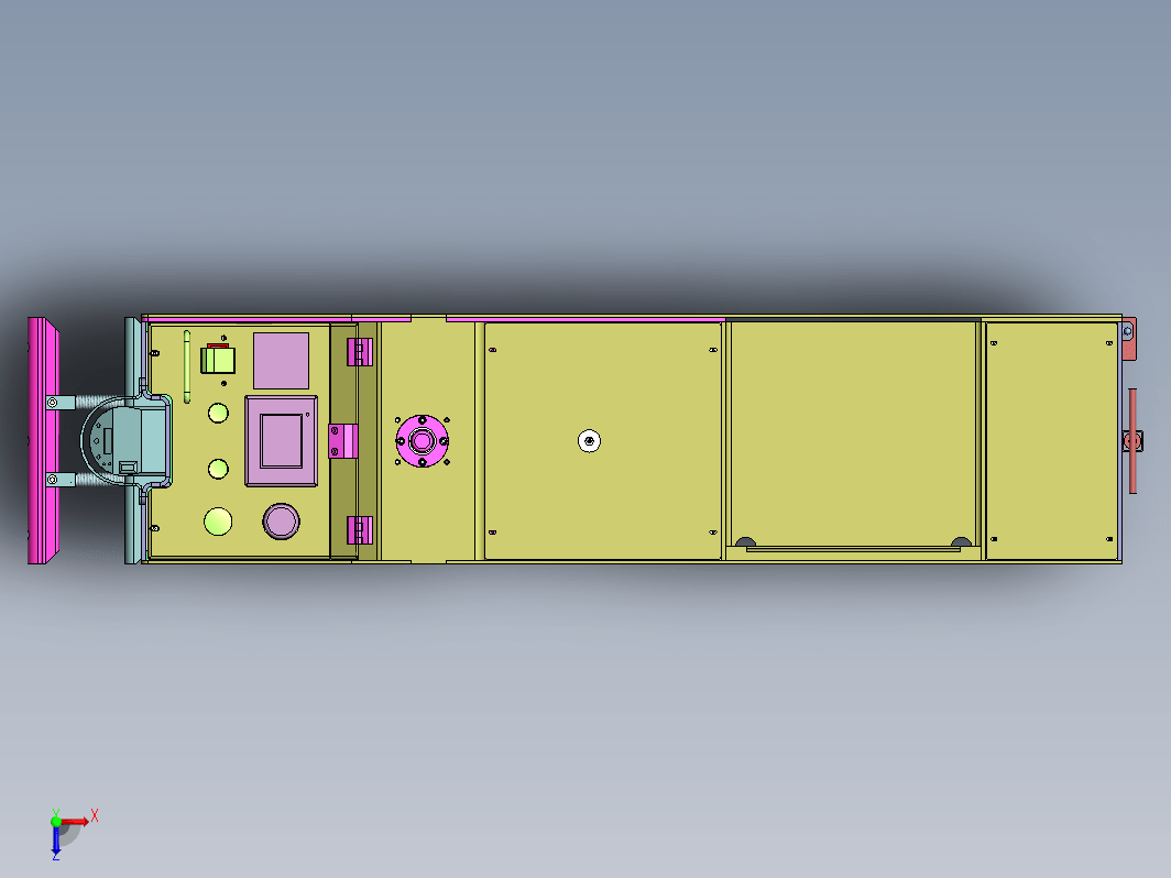 单向100W牵引式AGV